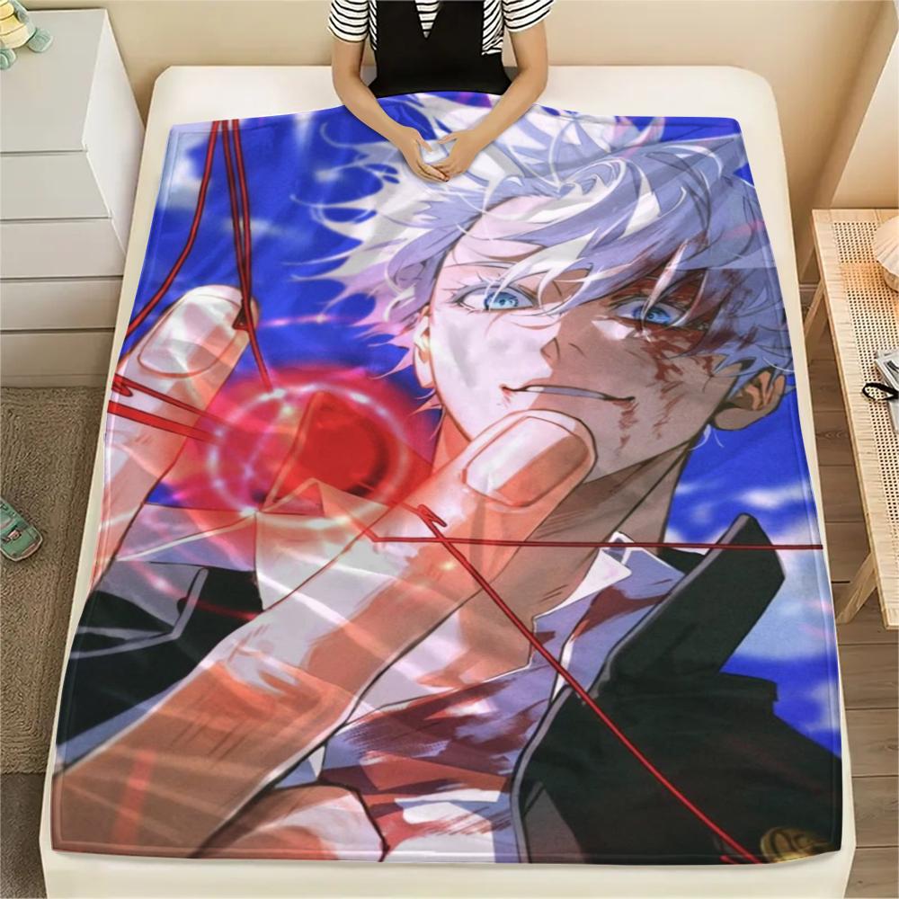 1Pc Jujutsu Kaisen Print Flannel Blanket, High quality Comfortable for All Seasons, Home Decor, Warmth and Comfort, Perfect for Christmas Gifts 80cm x 120cm
1Pc Jujutsu Kaisen Print Flannel Blanket, High quality Comfortable for All Seasons, Home Decor, Warmth and Comfort, Perfect for Christmas Gifts 80cm x 120cm