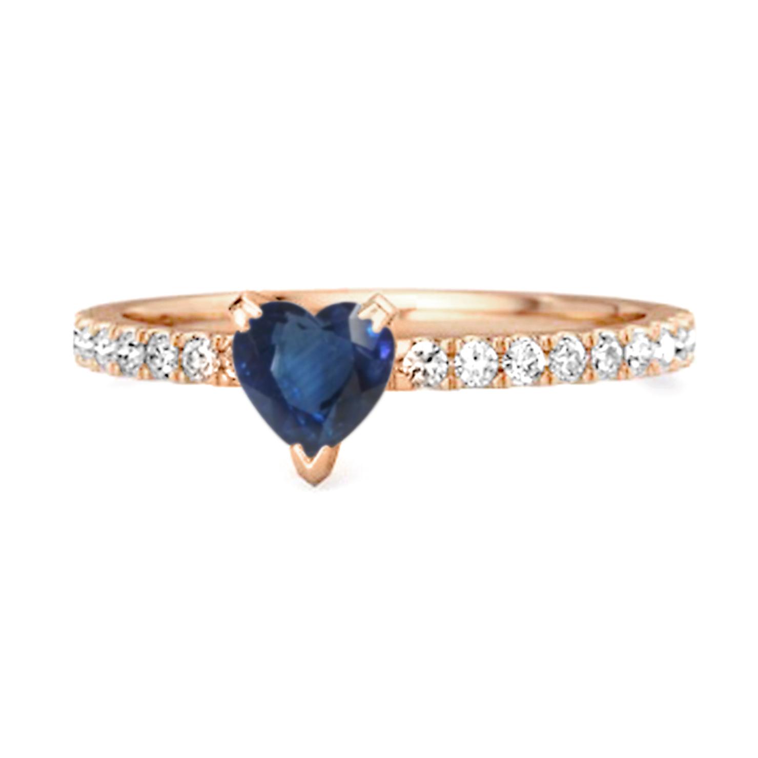 Blue Sapphire Solitaire Ring - 925 Sterling Silver Rose Gold Vermeil 9 Яскраво-рожевий
Blue Sapphire Solitaire Ring - 925 Sterling Silver Rose Gold Vermeil 9 Яскраво-рожевий
