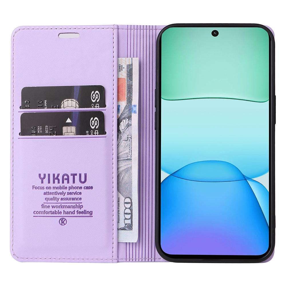 YIKATU YK-001 For Xiaomi Redmi 13 5G/13 4G Case Leather Phone Cover Magnetic Closure Light Purple
YIKATU YK-001 For Xiaomi Redmi 13 5G/13 4G Case Leather Phone Cover Magnetic Closure Light Purple