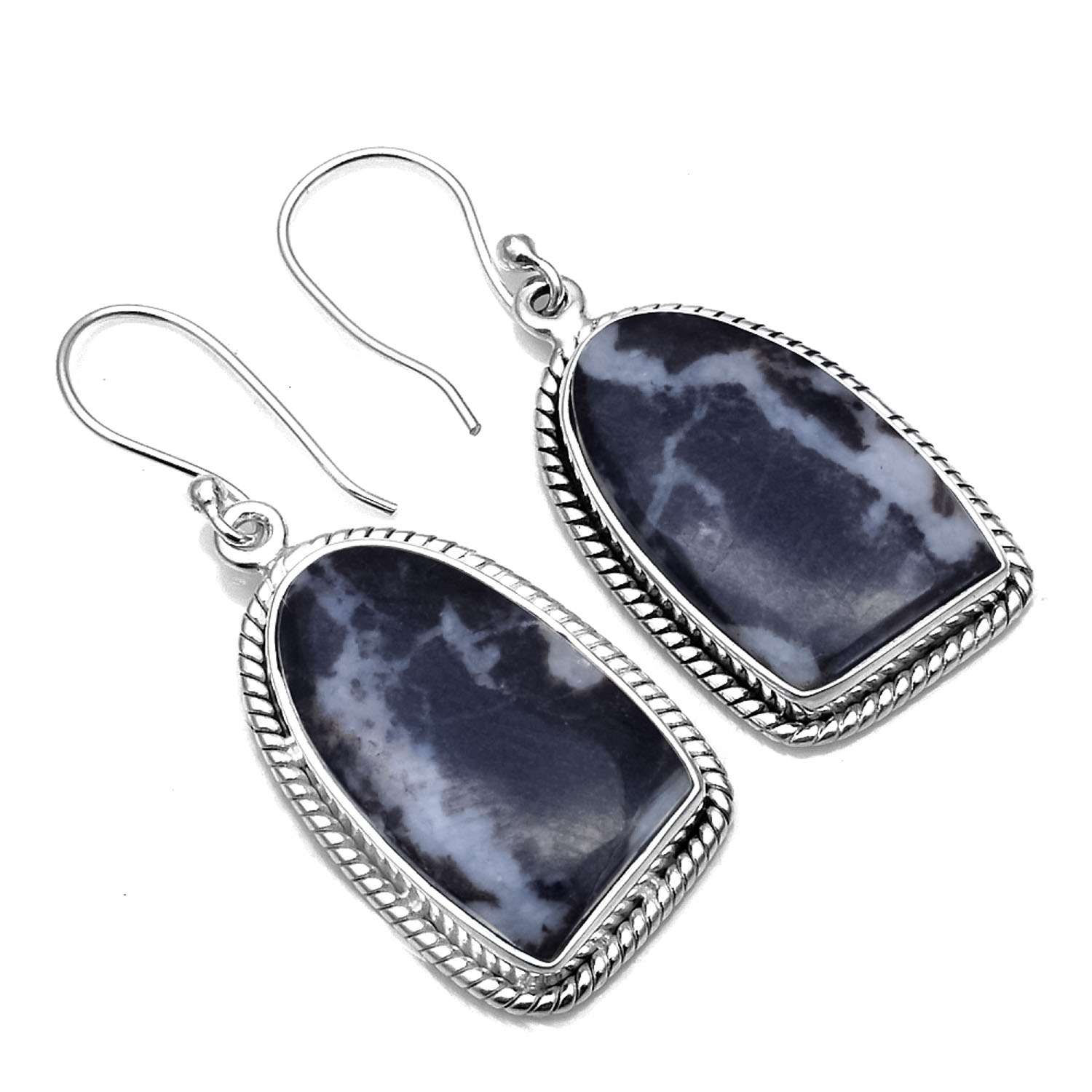 Buffalo Turquoise Gemstone Earrings Solid 925 Sterling Silver Handmade Earrings Jewelry Gift For Women And Girls E-1367
Buffalo Turquoise Gemstone Earrings Solid 925 Sterling Silver Handmade Earrings Jewelry Gift For Women And Girls E-1367