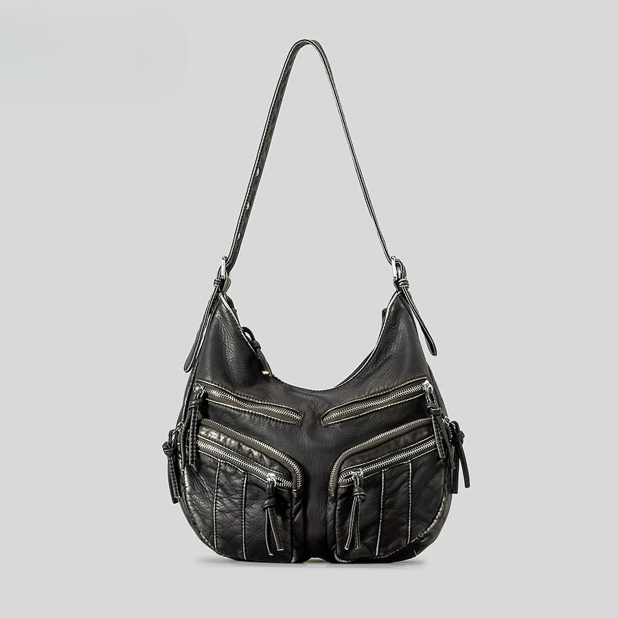 Ретро-многофункциональная мягкая байкерская сумка с несколькими карманами, женская простая сумка-мессенджер через плечо Y2K черный серый
Ретро-многофункциональная мягкая байкерская сумка с несколькими карманами, женская простая сумка-мессенджер через плечо Y2K черный серый