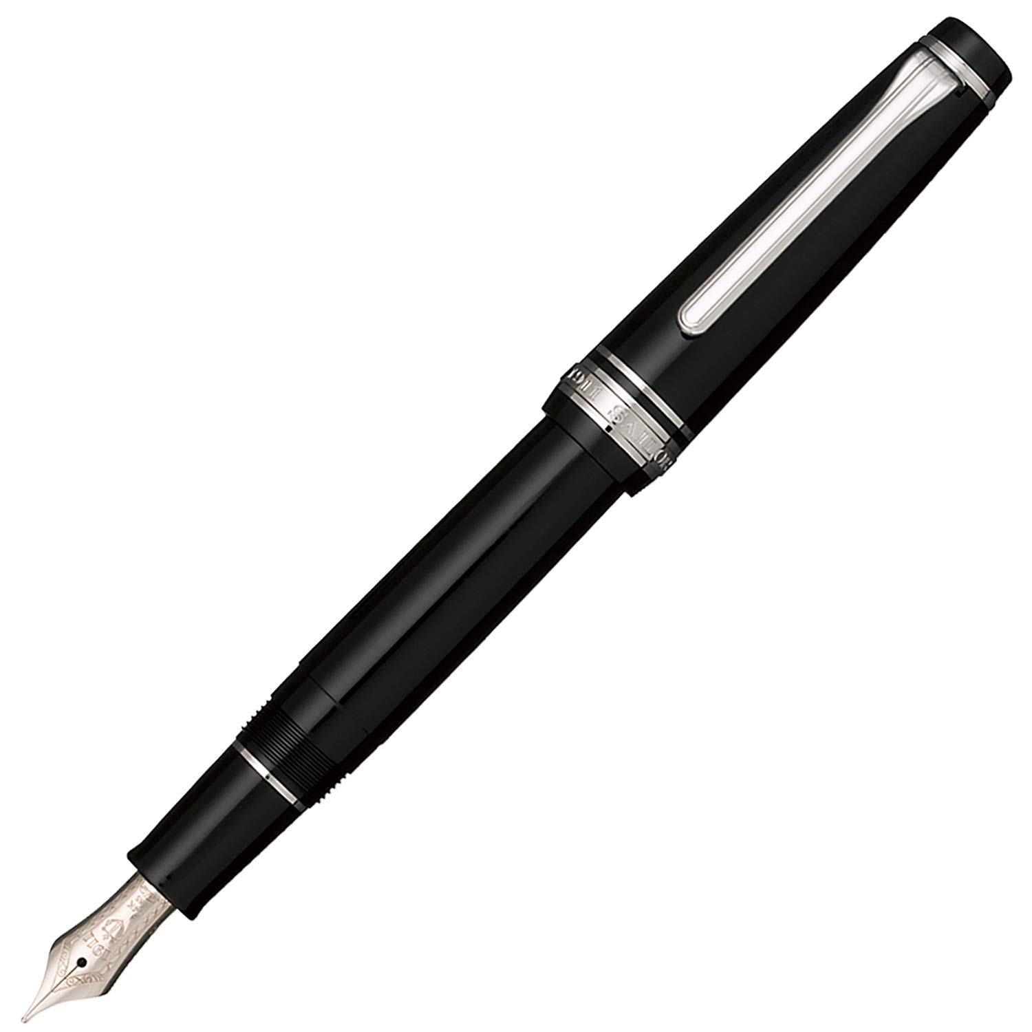 Sailor Professional Gear Slim Fountain Pen, Silver, Black, Fine Nib, 11-1222-220
Sailor Professional Gear Slim Fountain Pen, Silver, Black, Fine Nib, 11-1222-220