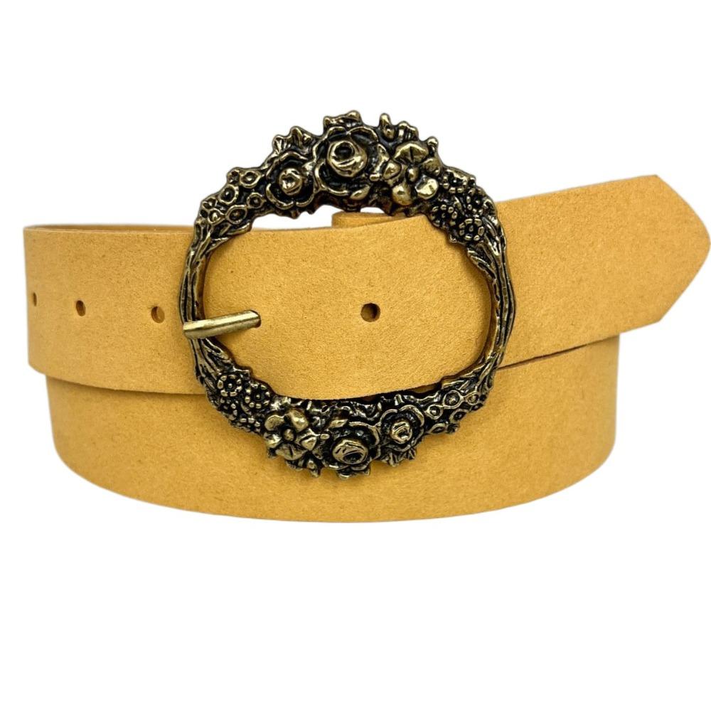 Flower Microfiber Belt Zinc Zinc Alloy Jeans Waistband Retro Bohemian Belt Ladies жёлтый/золотой
Flower Microfiber Belt Zinc Zinc Alloy Jeans Waistband Retro Bohemian Belt Ladies жёлтый/золотой