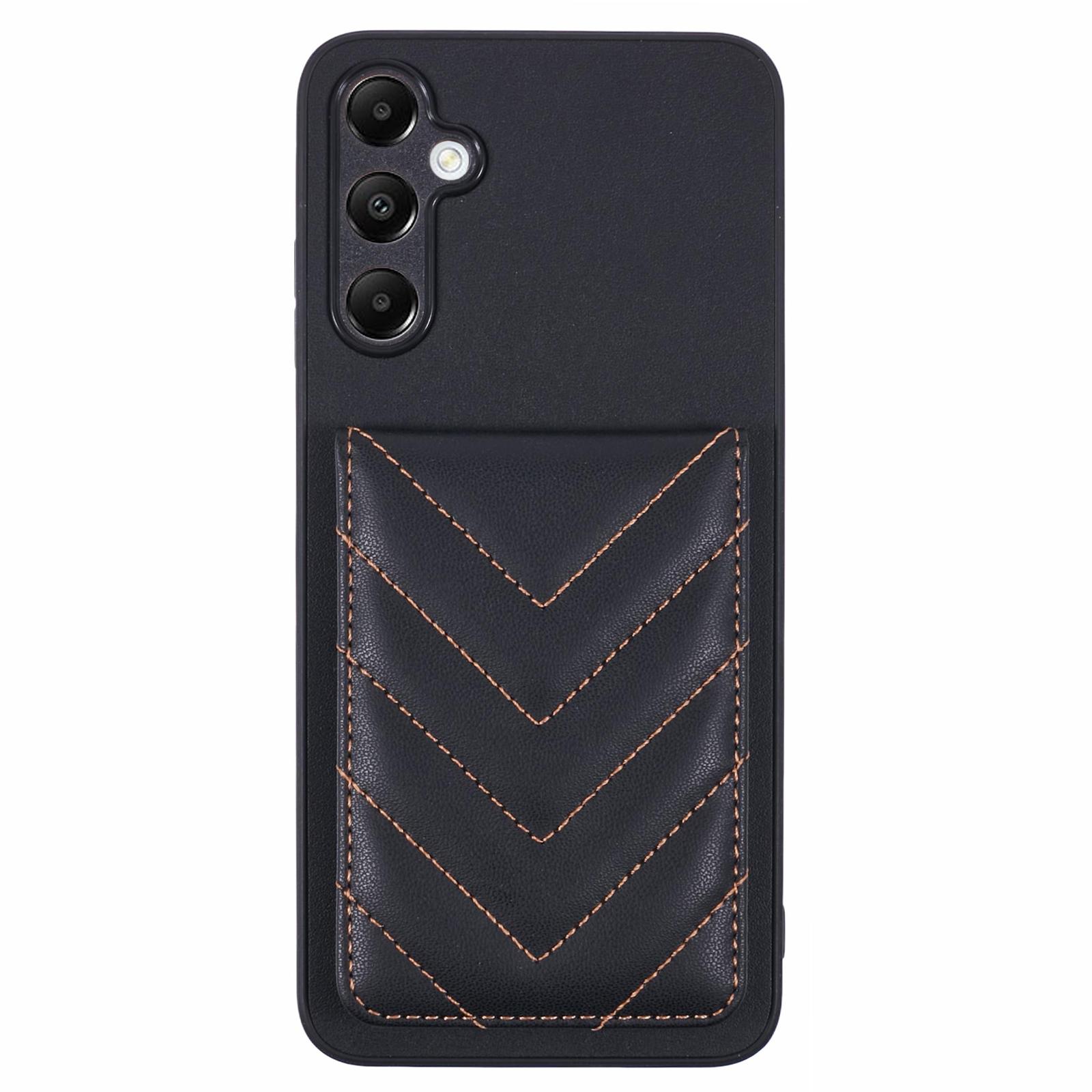 For Samsung Galaxy A05s 4G Phone Case Rhombus Adhesive Card Bag with Kickstand RFID Blocking Black
For Samsung Galaxy A05s 4G Phone Case Rhombus Adhesive Card Bag with Kickstand RFID Blocking Black