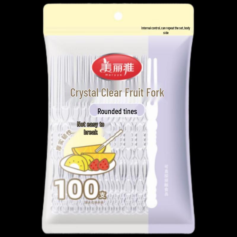 Meiliya Crystal Clear Disposable Fruit Forks
Meiliya Crystal Clear Disposable Fruit Forks