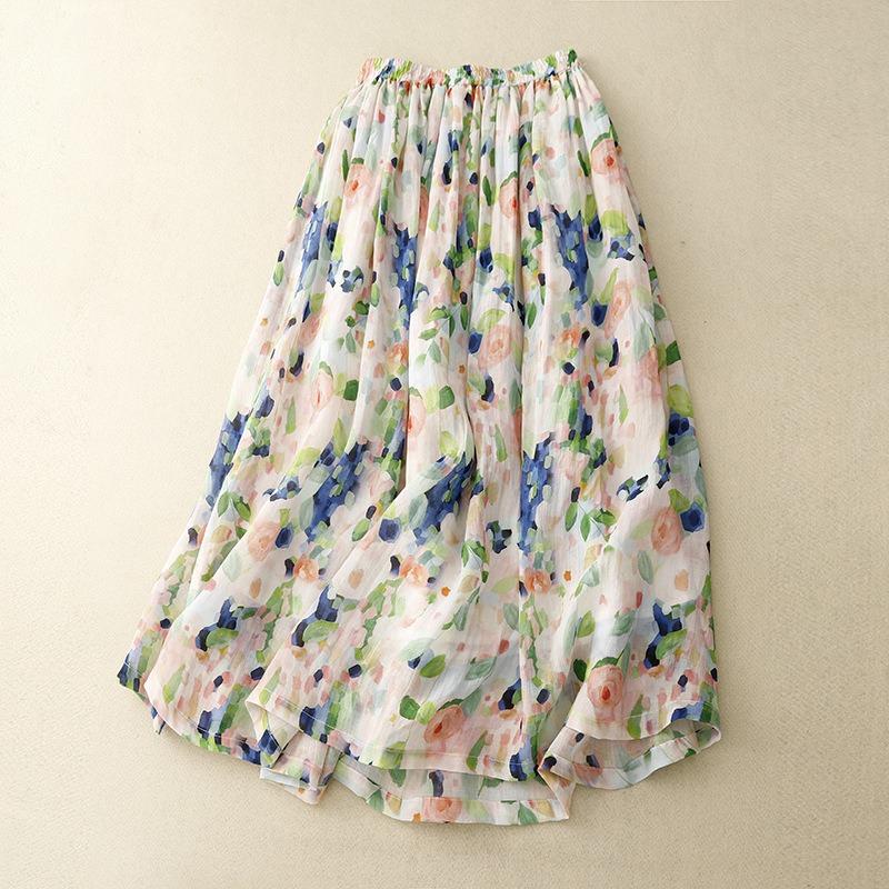 The real shot is a new literary and retro cotton and linen A-shaped skirt for women in summer, looking thin, high-waisted, medium and long women 2XL
The real shot is a new literary and retro cotton and linen A-shaped skirt for women in summer, looking thin, high-waisted, medium and long women 2XL