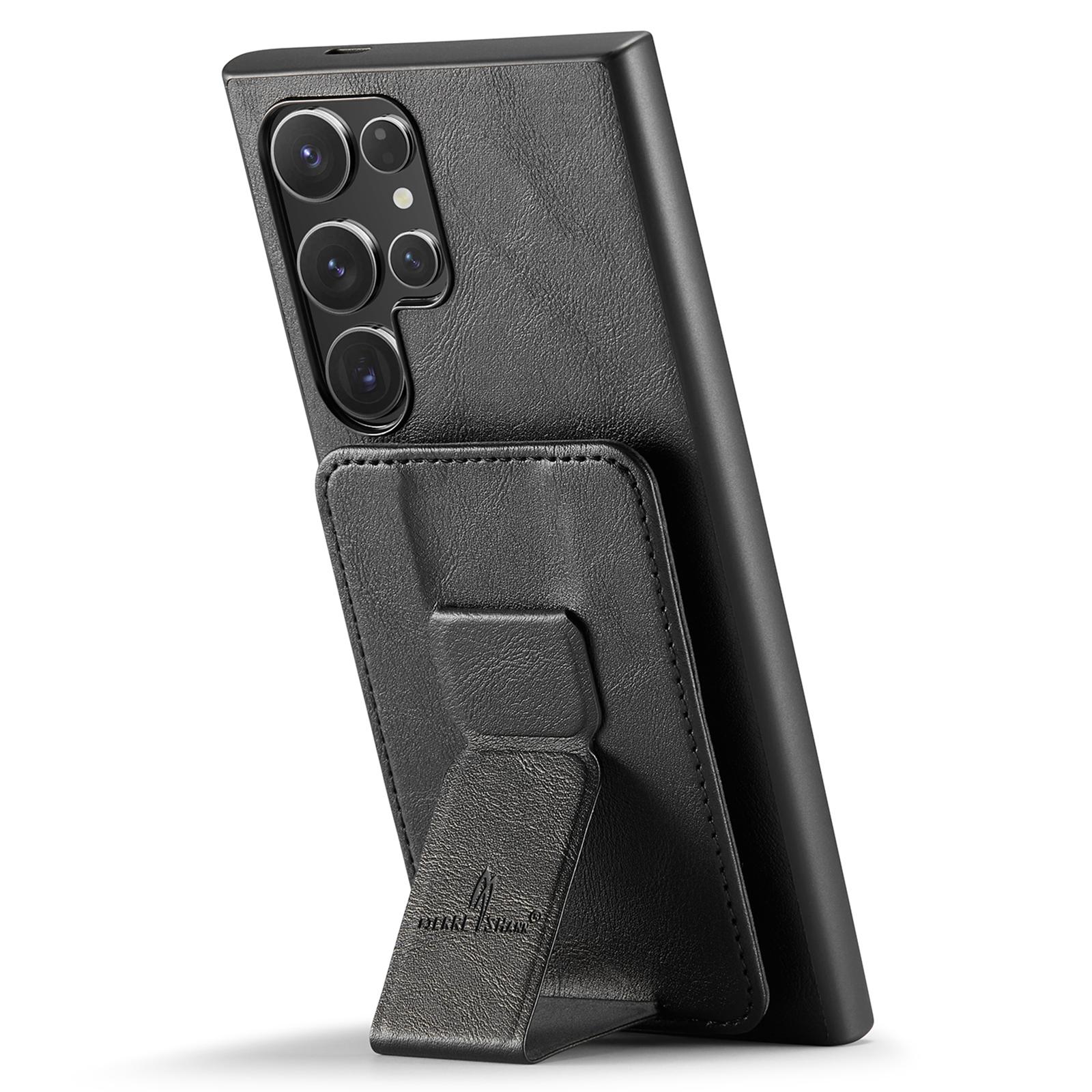 Leather+TPU Case for Samsung Galaxy S24 Ultra Shell Card Holder Kickstand Phone Cover Black
Leather+TPU Case for Samsung Galaxy S24 Ultra Shell Card Holder Kickstand Phone Cover Black