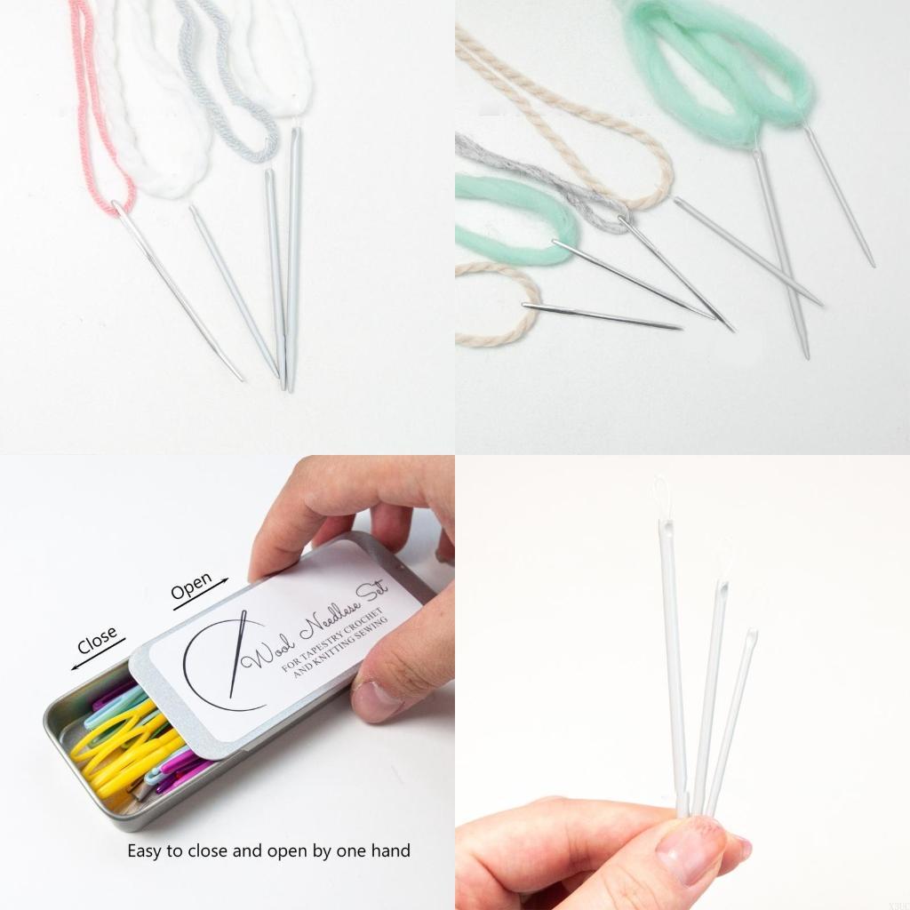 Sewing Knitting Needle Set Large Eye Stainless Steel Needle Tapestry Needle X3UC China Mainland
Sewing Knitting Needle Set Large Eye Stainless Steel Needle Tapestry Needle X3UC China Mainland