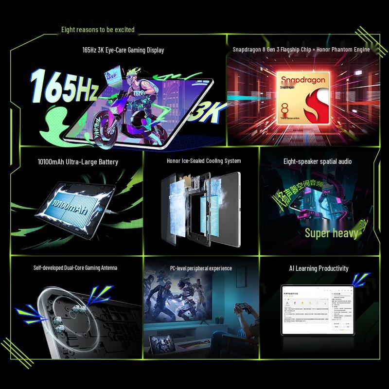 Honor GT2 Pro 12.5-inch AI Gaming Tablet (CN version)
Honor GT2 Pro 12.5-inch AI Gaming Tablet (CN version)