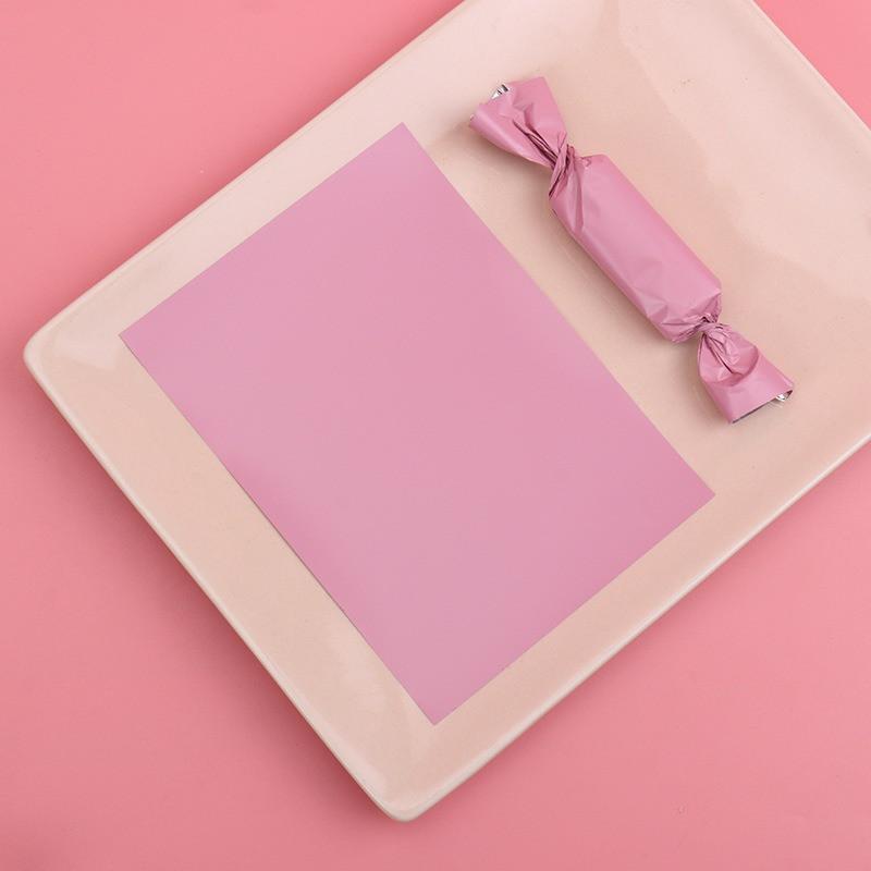 500Pcs 9x12cm Aluminum Plated Film Solid Color DIY Handmade Nougat Candy Packaging Milk Taffy Wrapper 9x12cm рожевий
500Pcs 9x12cm Aluminum Plated Film Solid Color DIY Handmade Nougat Candy Packaging Milk Taffy Wrapper 9x12cm рожевий