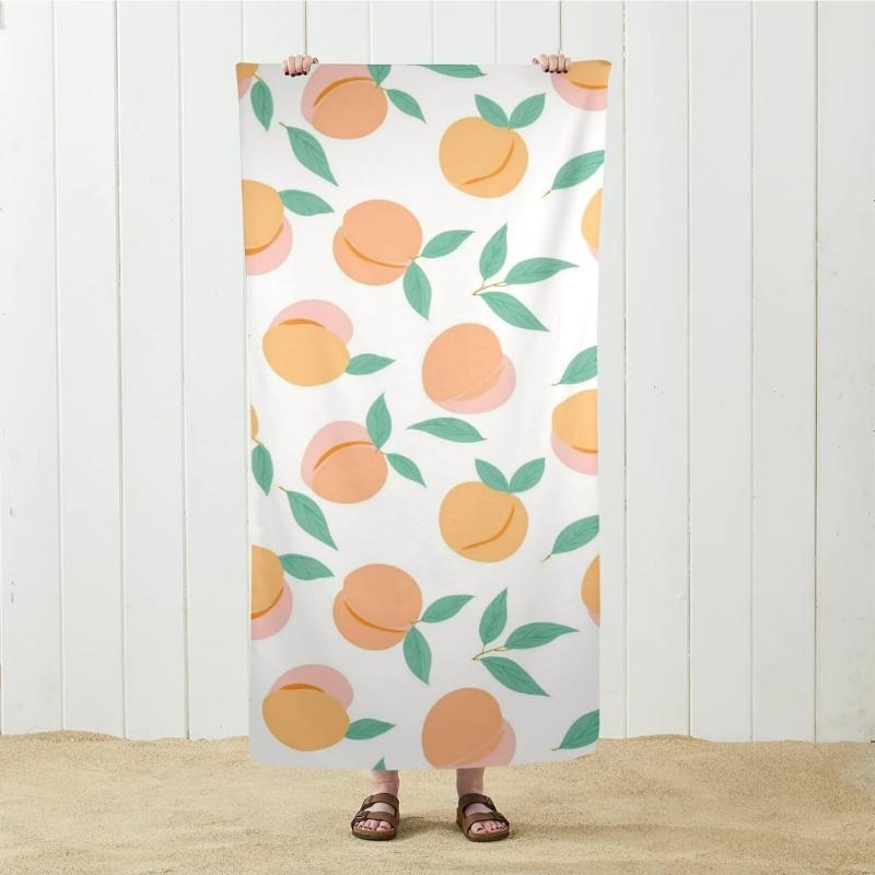 Peach Fruit Pattern Beach Towel Thin Quick Dry Super Absorbent Oversized Lightweight Towels for Travel Sports Pool Swimming Bath W30*H60(CM)
Peach Fruit Pattern Beach Towel Thin Quick Dry Super Absorbent Oversized Lightweight Towels for Travel Sports Pool Swimming Bath W30*H60(CM)