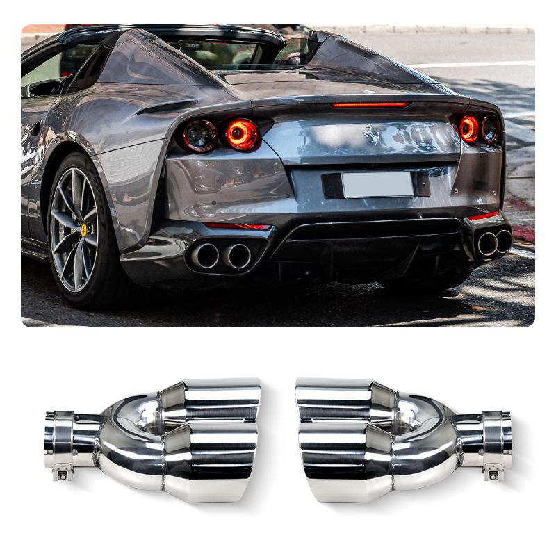 Насадка на выхлопную трубу автомобиля из нержавеющей стали с двойным выходом, серебристая, приварная, двухслойная с четырьмя выходами. 76mm Welded Angled
Насадка на выхлопную трубу автомобиля из нержавеющей стали с двойным выходом, серебристая, приварная, двухслойная с четырьмя выходами. 76mm Welded Angled