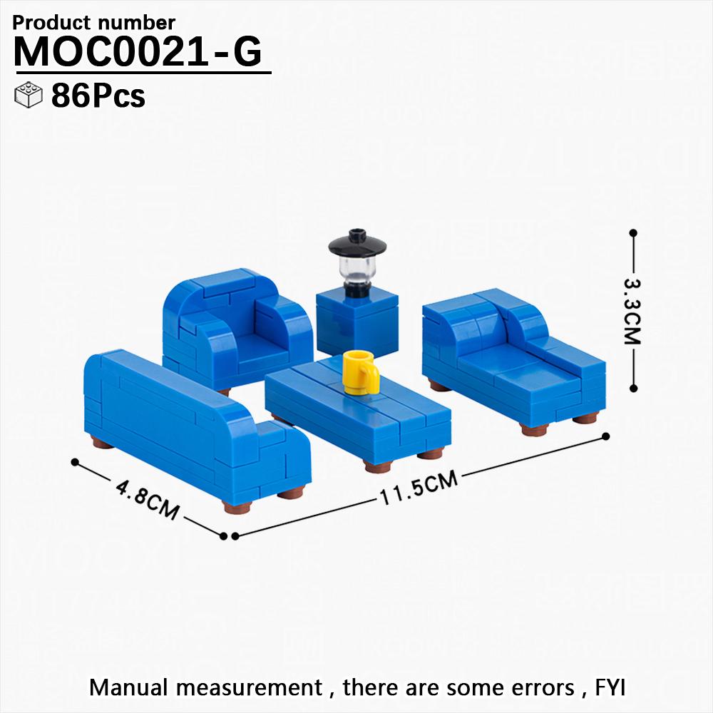 Серия Город Строительные блоки Детская игрушка Мебель для гостиной и спальни Диван Журнальный столик Прикроватная тумбочка Модель ребенка Для детей Подарок MOC DIY
Серия Город Строительные блоки Детская игрушка Мебель для гостиной и спальни Диван Журнальный столик Прикроватная тумбочка Модель ребенка Для детей Подарок MOC DIY