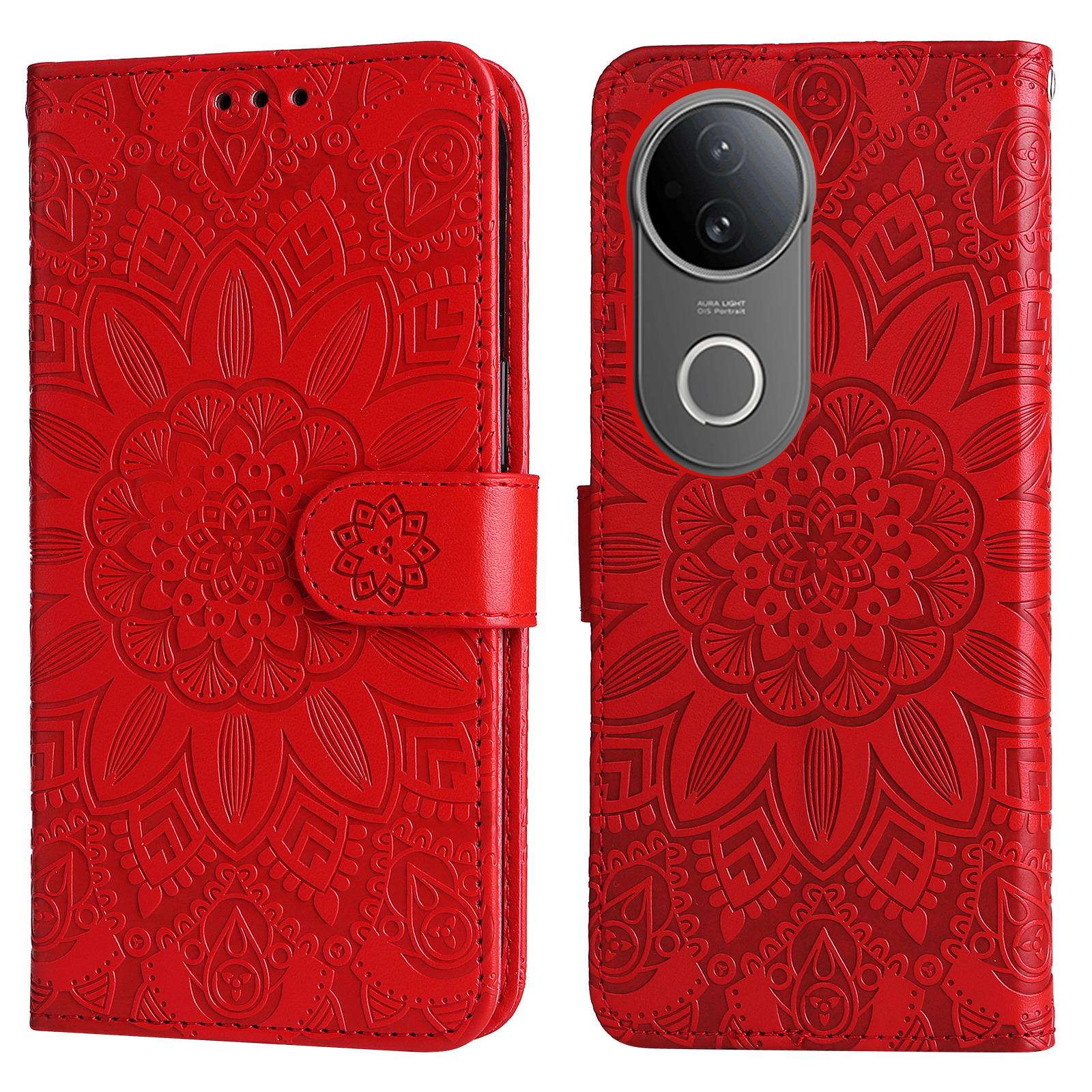 Для vivo S20 5G чехол Подсолнух принт кожаный кошелек чехол для телефона Red
Для vivo S20 5G чехол Подсолнух принт кожаный кошелек чехол для телефона Red