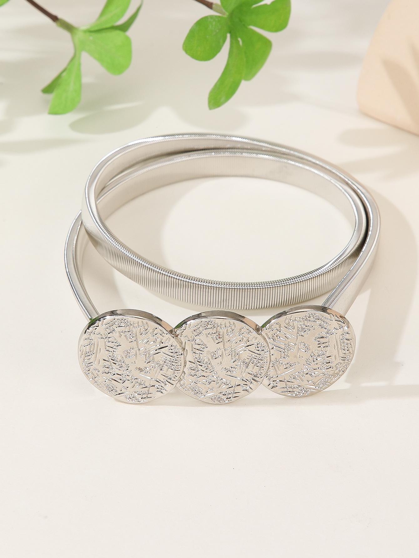 Металлический пружинный пояс Женское платье Рубашка Свитер Эластичный Эластичная цепочка на талию Пояс
Металлический пружинный пояс Женское платье Рубашка Свитер Эластичный Эластичная цепочка на талию Пояс