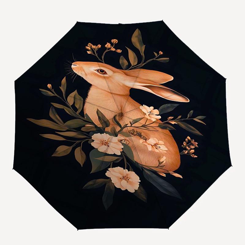 1pc rabbit flowersOpen/Close Umbrella-Windproof, Compact Travel Umbrella, Sturdy 8-Rib Shaft, Outdoor Accessory, 1040
1pc rabbit flowersOpen/Close Umbrella-Windproof, Compact Travel Umbrella, Sturdy 8-Rib Shaft, Outdoor Accessory, 1040