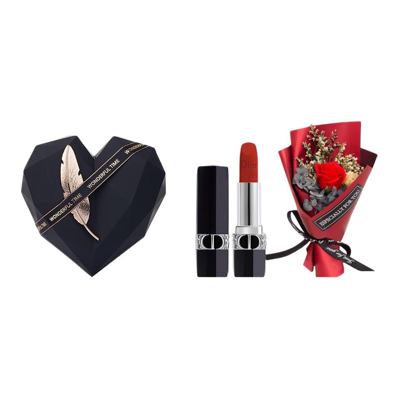 DIOR Fierce Blue Gold Lipstick Gold Feather Angel Gift Box Makeup Set Easy to Color Velvet Satin Matte Long-lasting Makeup синий
DIOR Fierce Blue Gold Lipstick Gold Feather Angel Gift Box Makeup Set Easy to Color Velvet Satin Matte Long-lasting Makeup синий