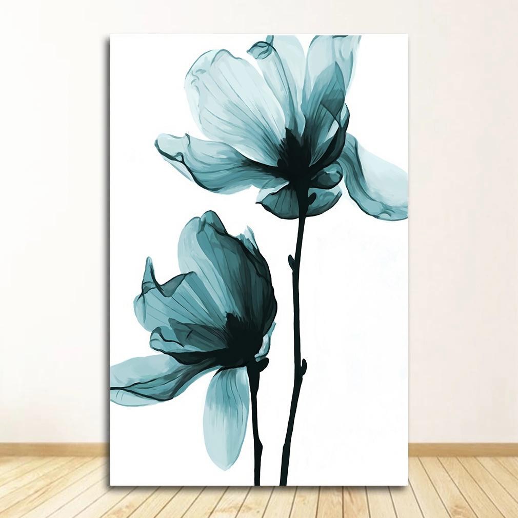 Nordic Canvas Painting Flowers Poster Blue Floral Wall Art Print for Vintage Living Room Decorative Wall Pictures 20x30cm
Nordic Canvas Painting Flowers Poster Blue Floral Wall Art Print for Vintage Living Room Decorative Wall Pictures 20x30cm