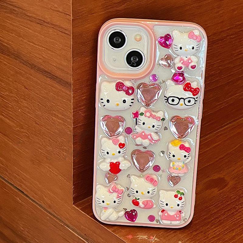 Epoxy Three-Dimensional Cartoon Kt Cat Love Mobile Phone Case For Apple 16 Pink Girl Heart Iphone17 Fashion 15 iPhone 7/8/SE 2020
Epoxy Three-Dimensional Cartoon Kt Cat Love Mobile Phone Case For Apple 16 Pink Girl Heart Iphone17 Fashion 15 iPhone 7/8/SE 2020