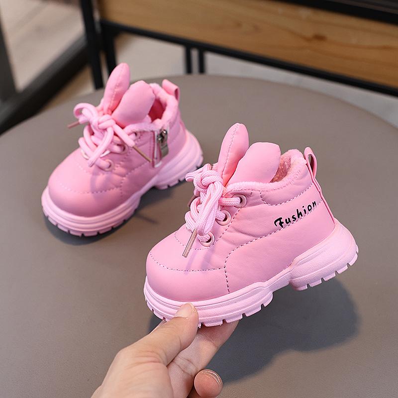 New Winter Baby Snow Boots with Rabbit Ears Fluffy Cozy Velvet Little Girl Shoes Non-slip Lovely Bunny Toddler Short Boot I08028 15 розовый
New Winter Baby Snow Boots with Rabbit Ears Fluffy Cozy Velvet Little Girl Shoes Non-slip Lovely Bunny Toddler Short Boot I08028 15 розовый