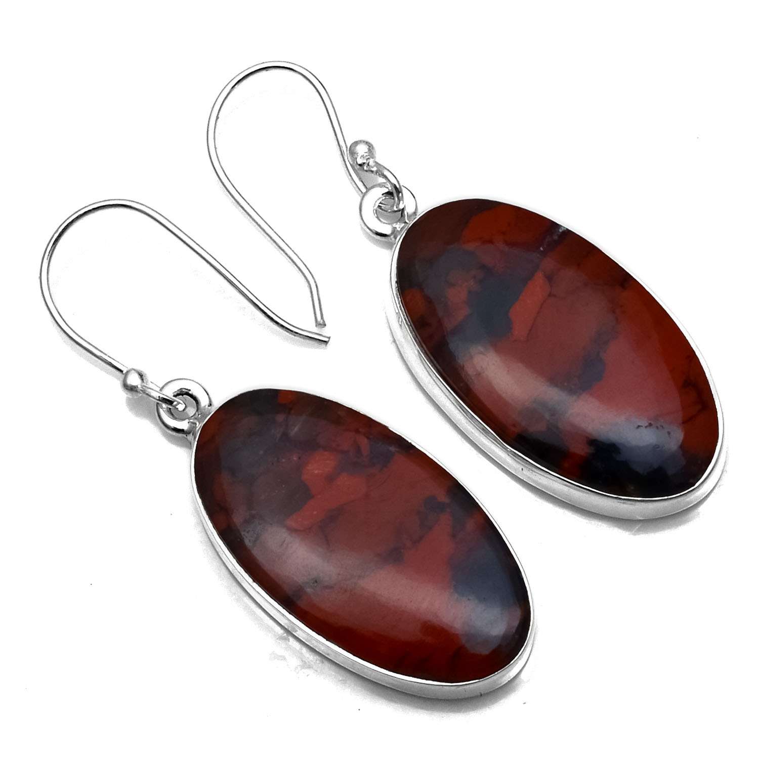 Poppy Jasper Gemstone Earrings Solid 925 Sterling Silver Handmade Earrings Jewelry Gift For Women And Girls E-1111
Poppy Jasper Gemstone Earrings Solid 925 Sterling Silver Handmade Earrings Jewelry Gift For Women And Girls E-1111