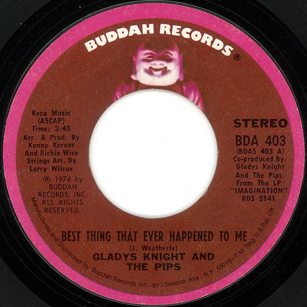 7inch Record GLADYS KNIGHT & THE PIPS - Best Thing That Ever Happened To Me BDA403 Buddah Records 1974 US Soul/Funk Used
7inch Record GLADYS KNIGHT & THE PIPS - Best Thing That Ever Happened To Me BDA403 Buddah Records 1974 US Soul/Funk Used