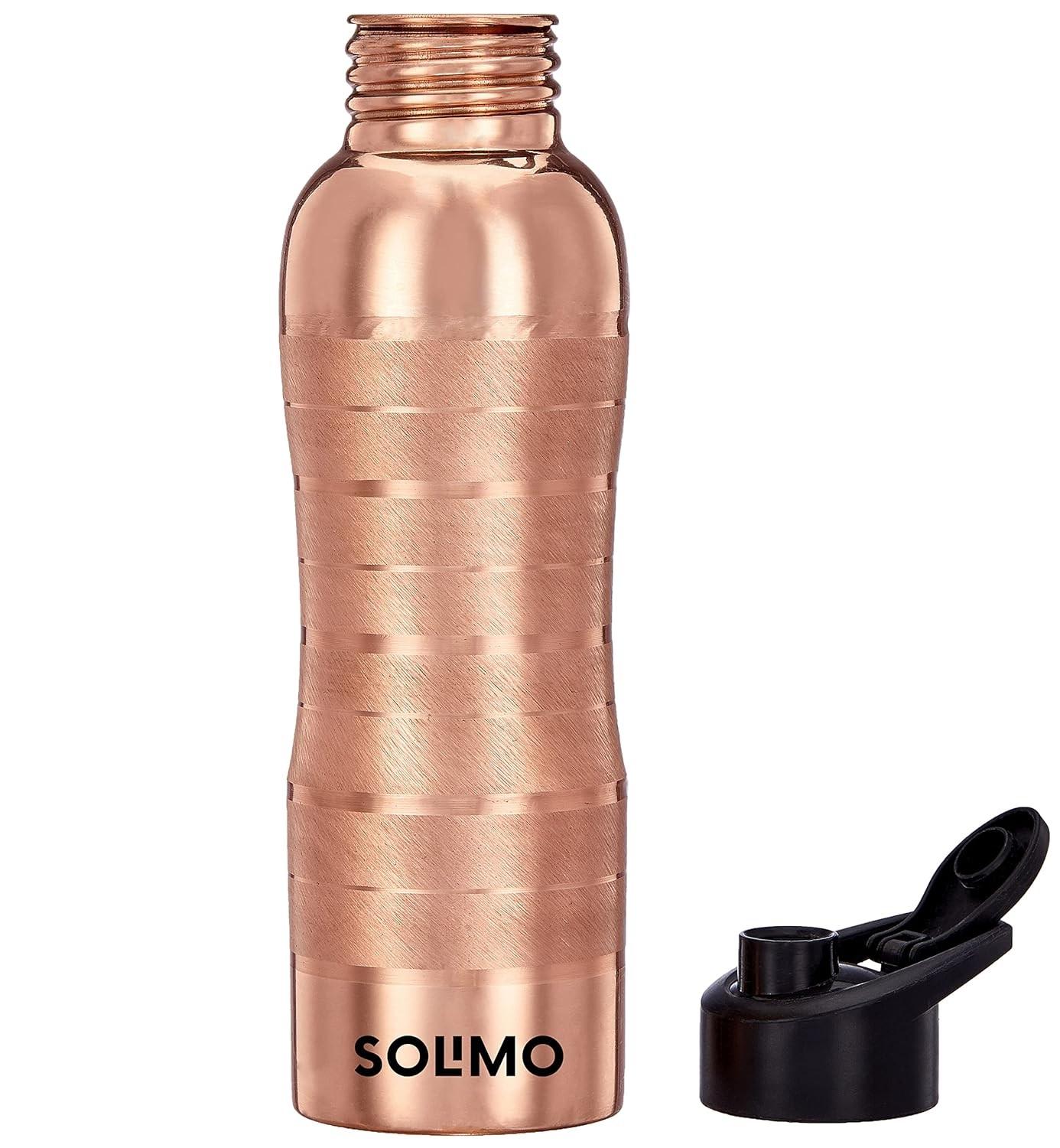 Copper Bottle for Home, School & Office | Lining Finish | 950 ml 950 ml
Copper Bottle for Home, School & Office | Lining Finish | 950 ml 950 ml
