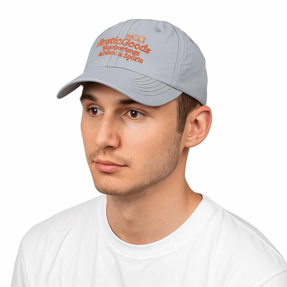 Solid Color Sun Protection Hat Letter Embroidery Peaked Cap Simple Quick-Drying Baseball Cap Men сірий
Solid Color Sun Protection Hat Letter Embroidery Peaked Cap Simple Quick-Drying Baseball Cap Men сірий