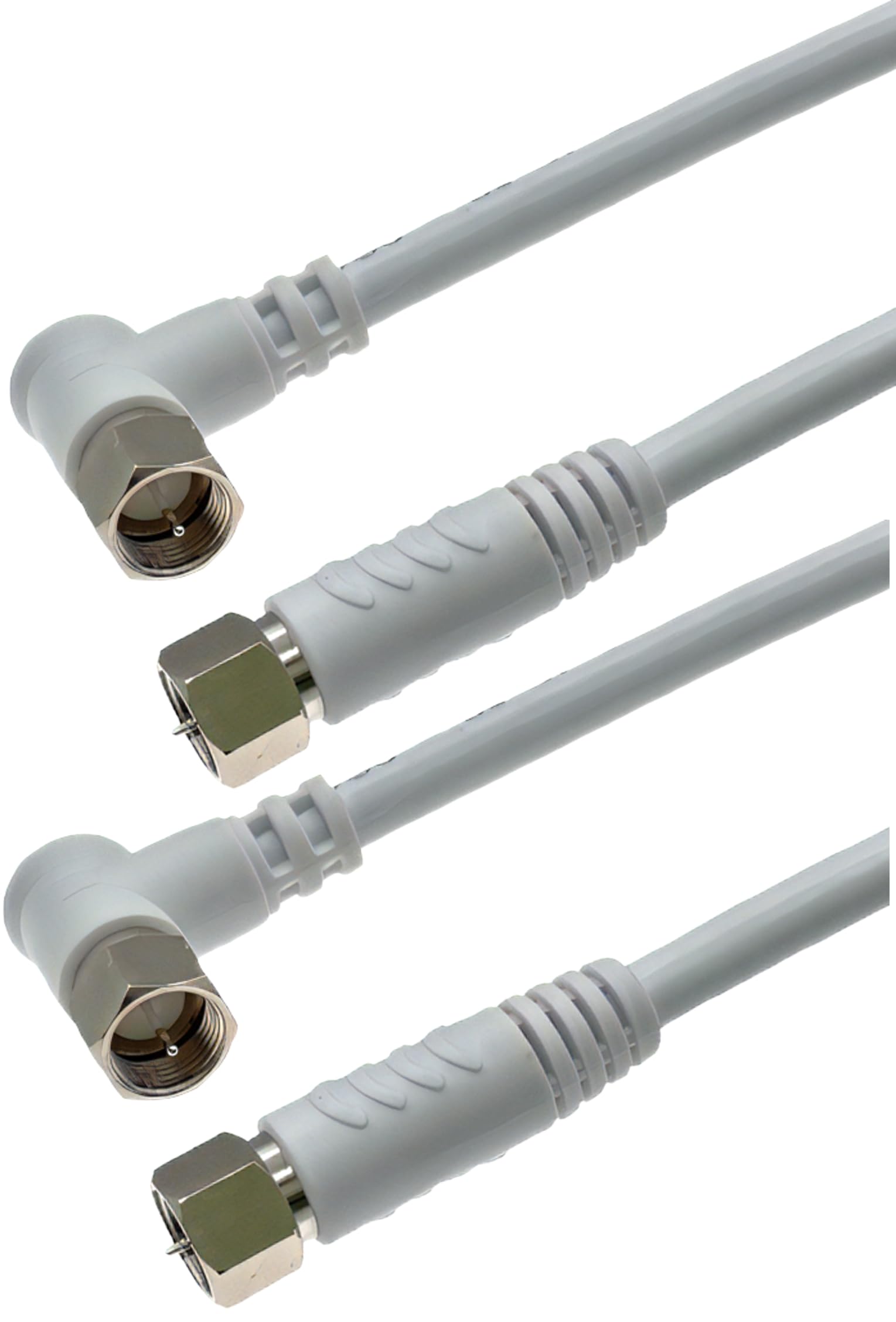 CNCTWO Set of 2 30cm TV antenna secure screw convenient connector on one compatible with for terrestrial 3224MHz C2FN03Lx2 (Connect Two) F-type cable,
CNCTWO Set of 2 30cm TV antenna secure screw convenient connector on one compatible with for terrestrial 3224MHz C2FN03Lx2 (Connect Two) F-type cable,