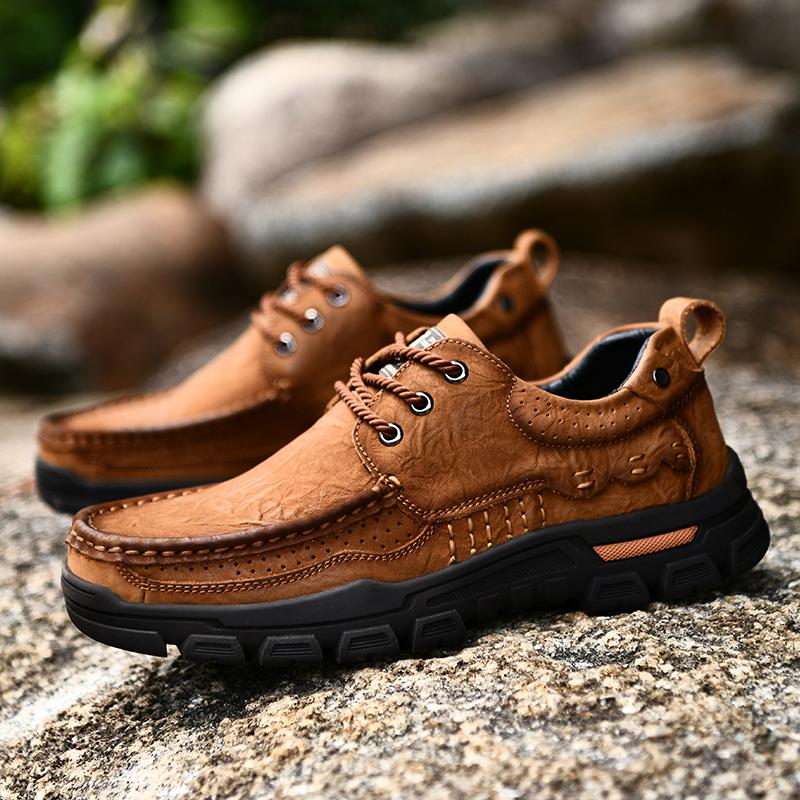 Newest Genuine Leather Men S Shoes Fashion Tooling Men Casual Outdoor Shoes Lace-Up Non-Slip Comfortable Dad Sheos Men Jeans Boots 43
Newest Genuine Leather Men S Shoes Fashion Tooling Men Casual Outdoor Shoes Lace-Up Non-Slip Comfortable Dad Sheos Men Jeans Boots 43