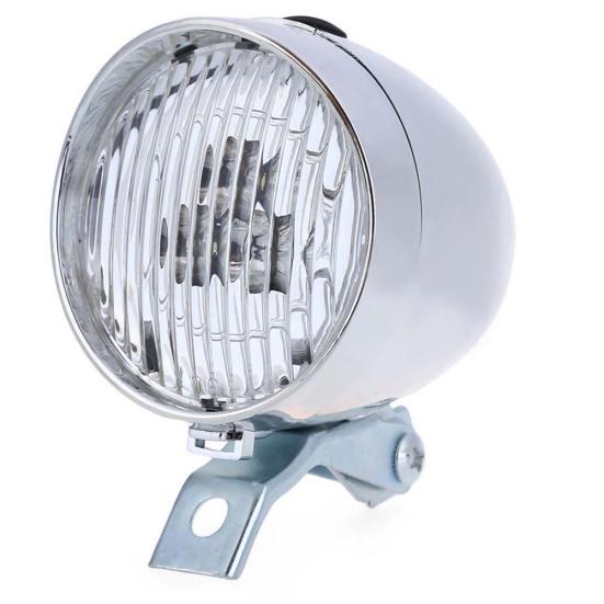 Классическая винтажная 3-светодиодная фара для велосипеда, горного велосипеда, передняя фара для велоспорта серебряный
Классическая винтажная 3-светодиодная фара для велосипеда, горного велосипеда, передняя фара для велоспорта серебряный