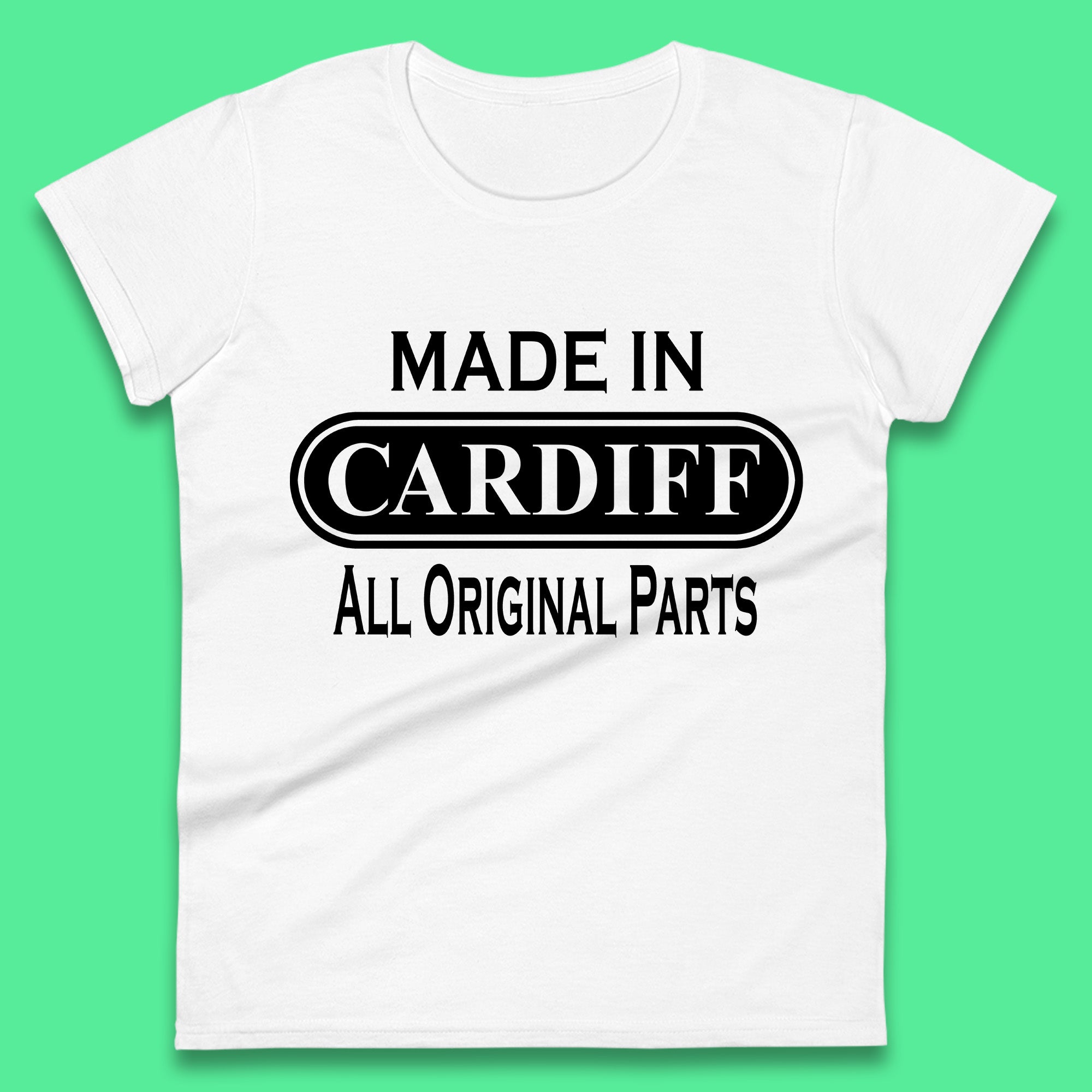 Made In Cardiff All Original Parts Vintage Retro Birthday Capital And Largest City Of Wales Gift Womens Tee T Shirt Mens Tops Unisex Top 4XL
Made In Cardiff All Original Parts Vintage Retro Birthday Capital And Largest City Of Wales Gift Womens Tee T Shirt Mens Tops Unisex Top 4XL