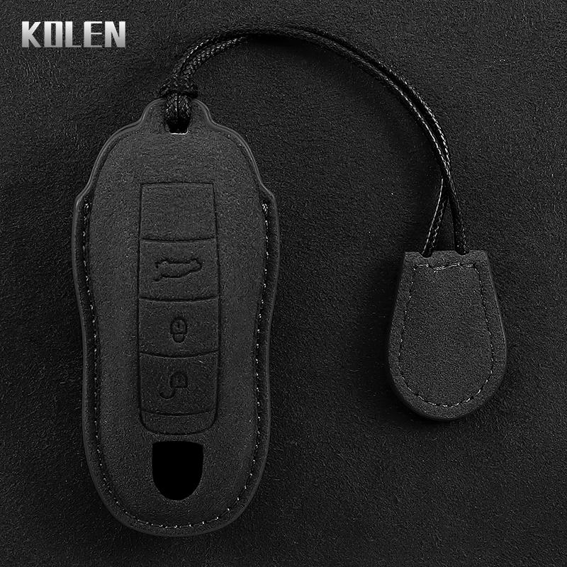 Leather Car Remote Key Case Cover Shell For Porsche Cayenne 911 996 Macan Panamera Boxster 986 987 981 Protected Fob Accessories
Leather Car Remote Key Case Cover Shell For Porsche Cayenne 911 996 Macan Panamera Boxster 986 987 981 Protected Fob Accessories