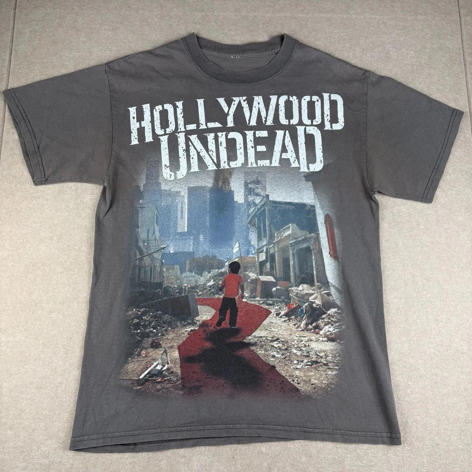 Hollywood Undead Shirt Mens S Gray Band Graphic Rock Album Tee Streetwear 4XL
Hollywood Undead Shirt Mens S Gray Band Graphic Rock Album Tee Streetwear 4XL