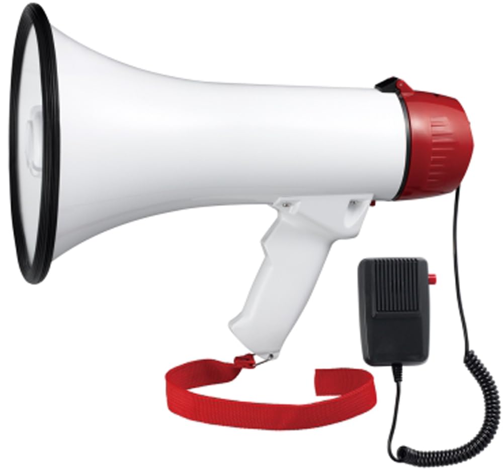 Yazawa Corporation YAZAWA Hand Megaphone Loudspeaker Foldable 10W Induction Siren Handy Hand Microphone Reaching Distance 100m White Y01HM10WH Approx.
Yazawa Corporation YAZAWA Hand Megaphone Loudspeaker Foldable 10W Induction Siren Handy Hand Microphone Reaching Distance 100m White Y01HM10WH Approx.