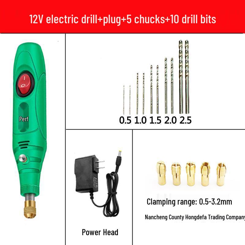 Peach Pit & Seashell Drilling Tool Set - Mini Electric Drill for Pearls & Wood Crafting.
Peach Pit & Seashell Drilling Tool Set - Mini Electric Drill for Pearls & Wood Crafting.