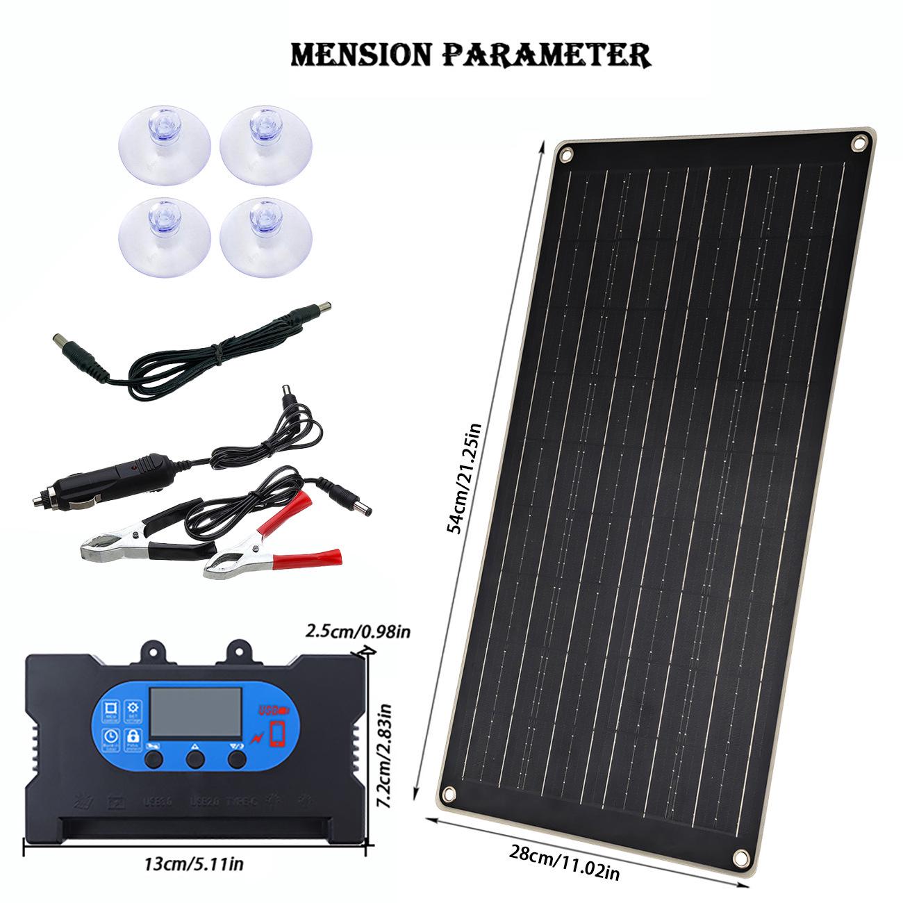 Монокристаллическая солнечная панель 40 Вт 12 В/18 В с черной подложкой и фотоэлектрическим контроллером
Монокристаллическая солнечная панель 40 Вт 12 В/18 В с черной подложкой и фотоэлектрическим контроллером