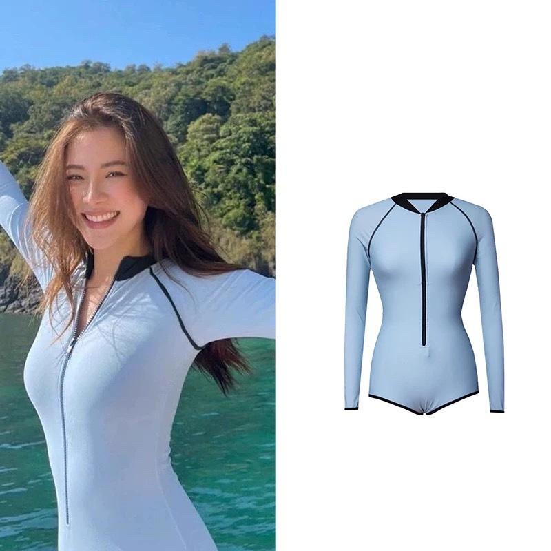 Swimsuit Women S One-Piece Long Sleeve Sun Protection Diving Surfing Beach Hot Spring Vacation M
Swimsuit Women S One-Piece Long Sleeve Sun Protection Diving Surfing Beach Hot Spring Vacation M