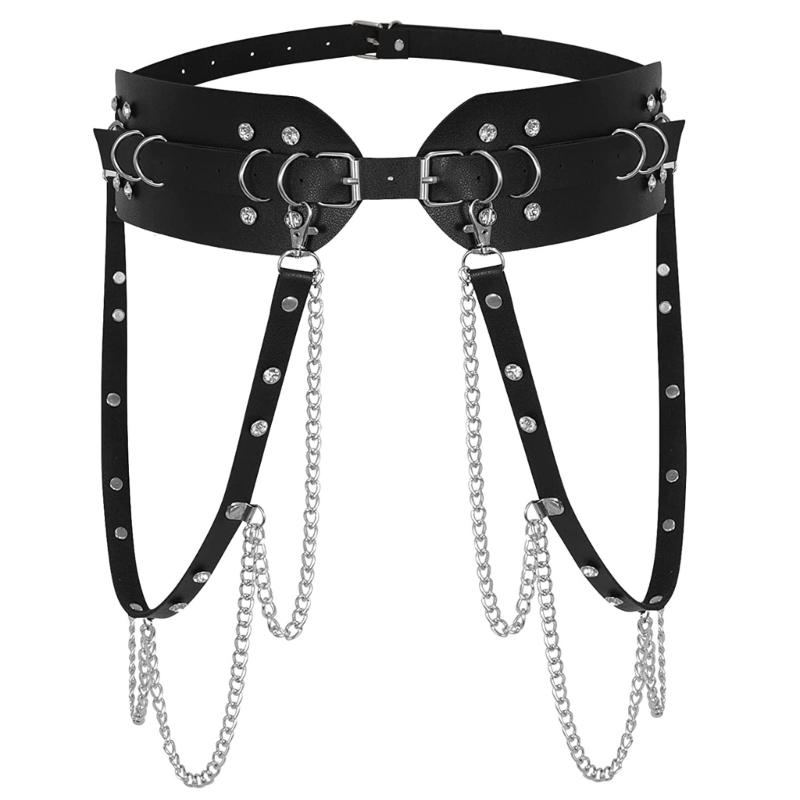 Waist Belt with Rhinestones for Club Cowgirl Rock and Roll Punk Wide Belt Hot Girl WaistChain Studded Sexy Belt 1
Waist Belt with Rhinestones for Club Cowgirl Rock and Roll Punk Wide Belt Hot Girl WaistChain Studded Sexy Belt 1