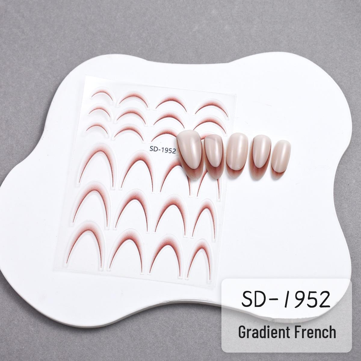 Наклейки для ногтей с французским градиентом: Наклейки в красную, черную и белую полоску
Наклейки для ногтей с французским градиентом: Наклейки в красную, черную и белую полоску