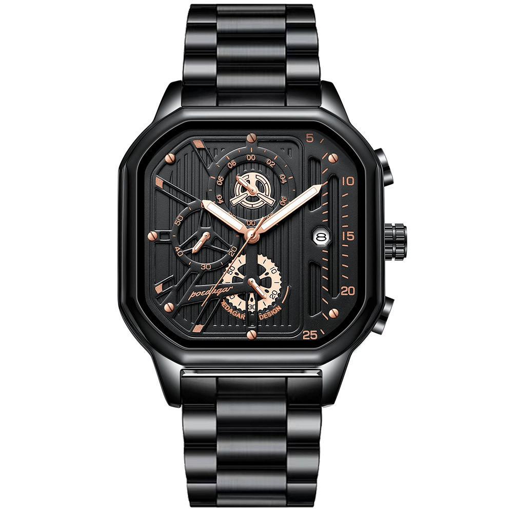 Fashion Watch Mens Student Multi Functional Steel Automatic Watch Decoration Black Gold
Fashion Watch Mens Student Multi Functional Steel Automatic Watch Decoration Black Gold