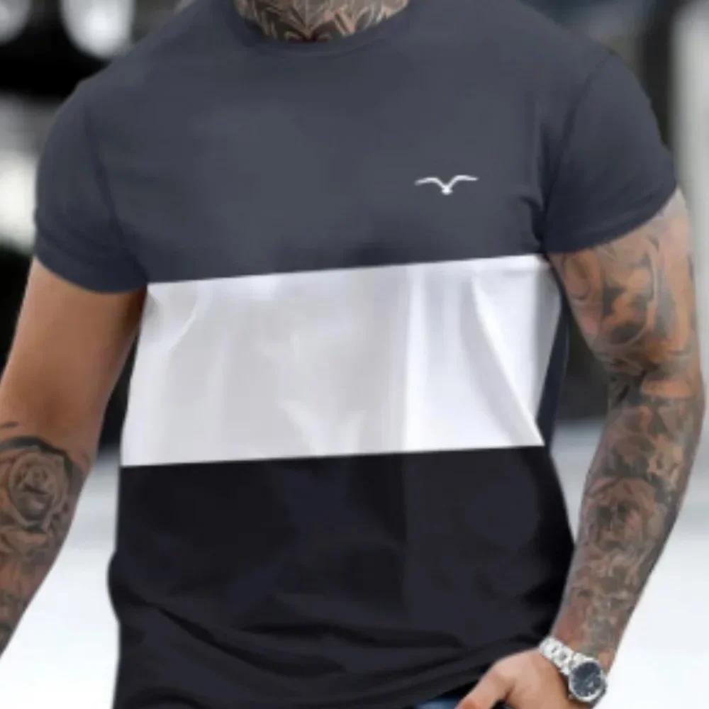 Повседневная мужская полосатая 3D-печатная мужская футболка с коротким рукавом, мужской свободный летний свитер, простая модная атмосферная простая футболка 2XL
Повседневная мужская полосатая 3D-печатная мужская футболка с коротким рукавом, мужской свободный летний свитер, простая модная атмосферная простая футболка 2XL