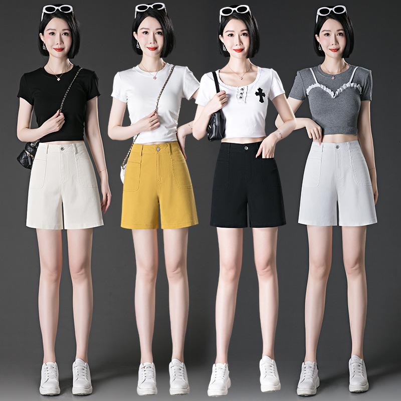 2025 Summer A-line High Waist Cotton Stretch Wide Leg Shorts for Women 28 (100-110 jin)
2025 Summer A-line High Waist Cotton Stretch Wide Leg Shorts for Women 28 (100-110 jin)