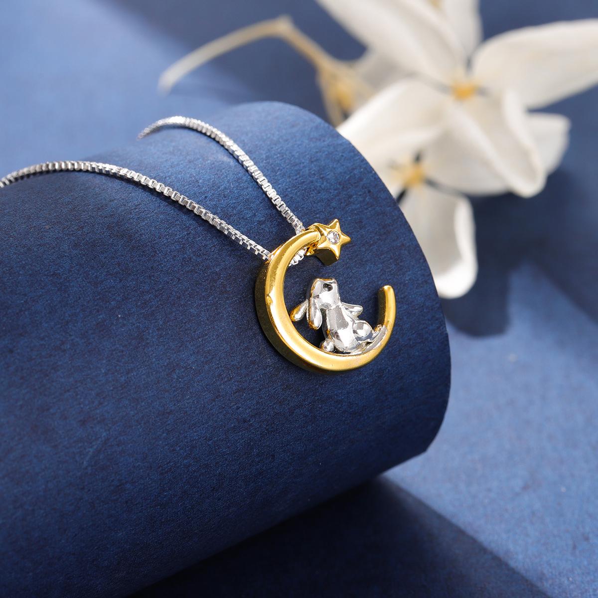 Moon And Star Rabbit Zodiac 925 Sterling Silver Clavicle Chain Pendant Necklaces серебряный
Moon And Star Rabbit Zodiac 925 Sterling Silver Clavicle Chain Pendant Necklaces серебряный