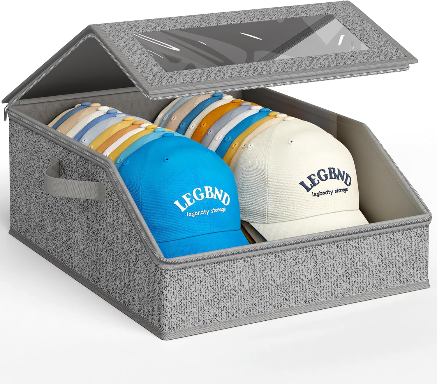 24 Caps Foldable Zipper Baseball Cap Storage Box Non-woven Dustproof Storage Box Hat Storage Box Wardrobe Storage Boxes Storage темно серый
24 Caps Foldable Zipper Baseball Cap Storage Box Non-woven Dustproof Storage Box Hat Storage Box Wardrobe Storage Boxes Storage темно серый