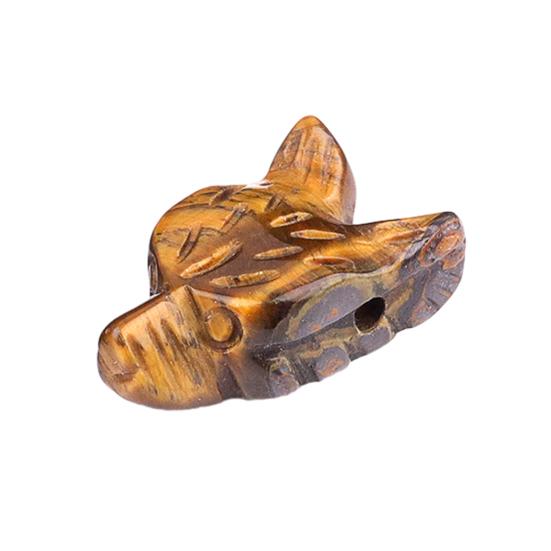 Wolf Head Stone Ornament Miniature Landscape Sculpture Crystal Texture And Polished Design Decorative Beads for DIY Bracelets B
Wolf Head Stone Ornament Miniature Landscape Sculpture Crystal Texture And Polished Design Decorative Beads for DIY Bracelets B