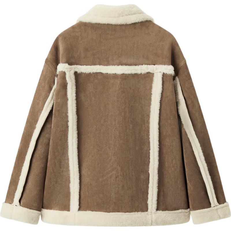 Semir Women s Faux Suede & Fur Toggle Jacket M
Semir Women s Faux Suede & Fur Toggle Jacket M