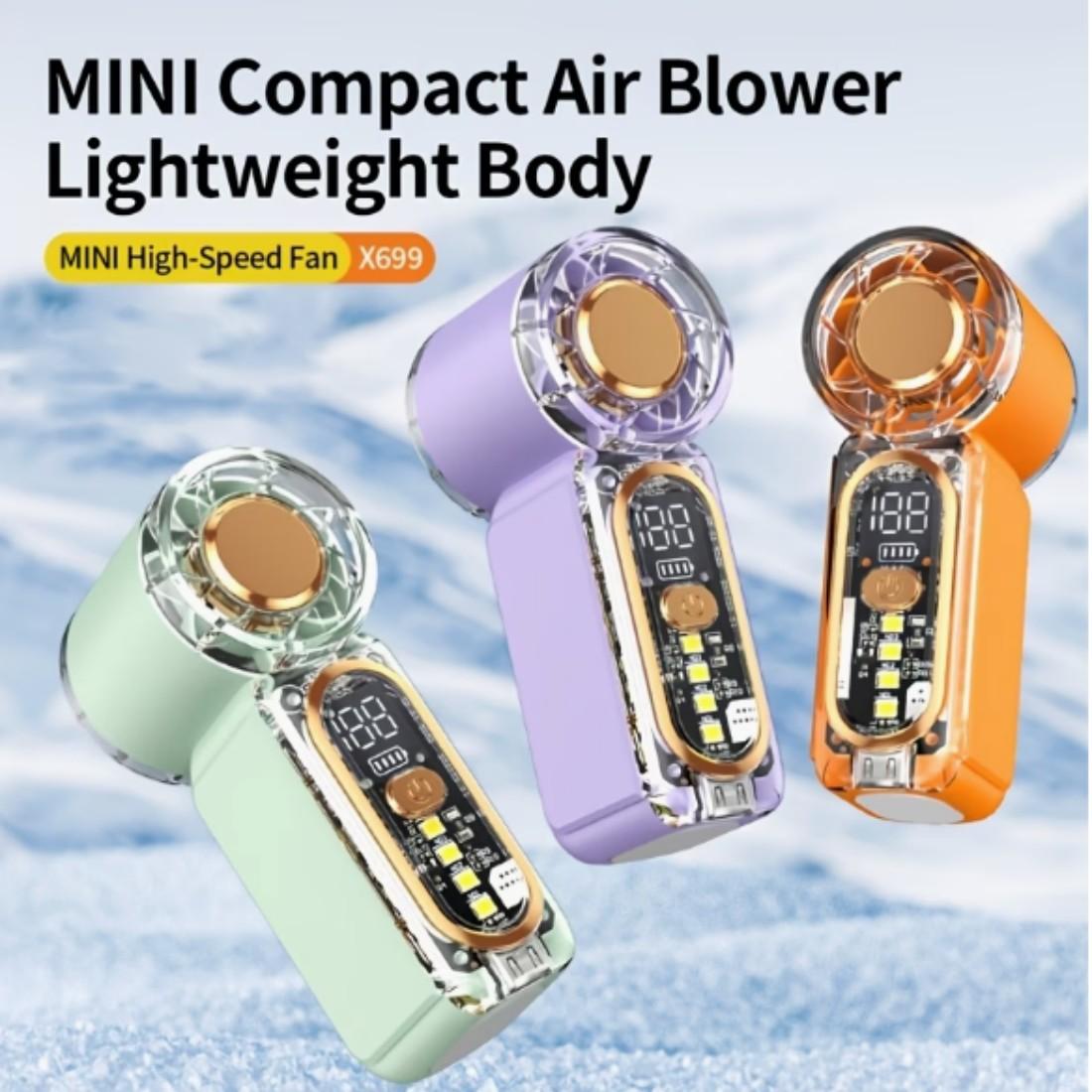 2026 New Mini Handheld Fan, 100 Speed Turbo Wind Gun, USB Rechargeable, Portable Outdoor Cooling Device помаранчевий
2026 New Mini Handheld Fan, 100 Speed Turbo Wind Gun, USB Rechargeable, Portable Outdoor Cooling Device помаранчевий