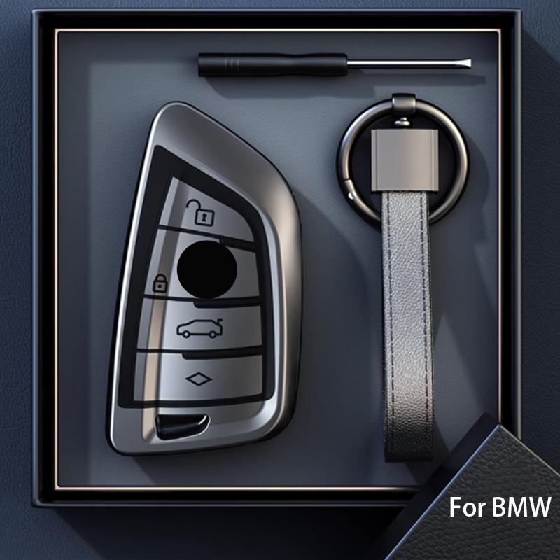 New Titanium Gray for BMW X1 X3 X4 X5 X6 F15 F16 G30 3 5 7 Series G11 F48 Smart Remote Car Key Case Cover Holder Fob Keychain
New Titanium Gray for BMW X1 X3 X4 X5 X6 F15 F16 G30 3 5 7 Series G11 F48 Smart Remote Car Key Case Cover Holder Fob Keychain