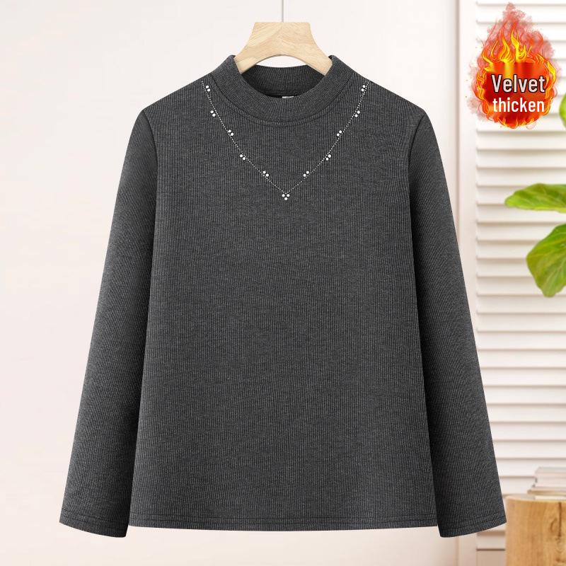 2025 Winter Stylish Fleece Wool Knit Base Layer Top for Middle-Aged and Elderly Mothers XL (recommended for 85-105 jin) серый
2025 Winter Stylish Fleece Wool Knit Base Layer Top for Middle-Aged and Elderly Mothers XL (recommended for 85-105 jin) серый
